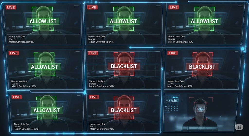 Face Recognition Technology Visualization
