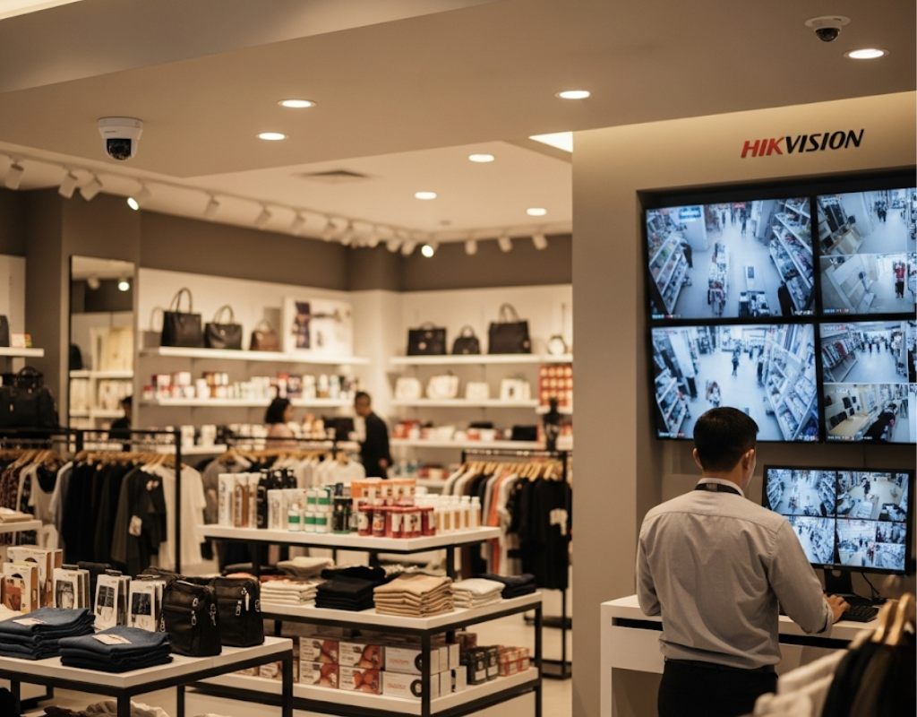Sistem CCTV profesional untuk bisnis dan toko