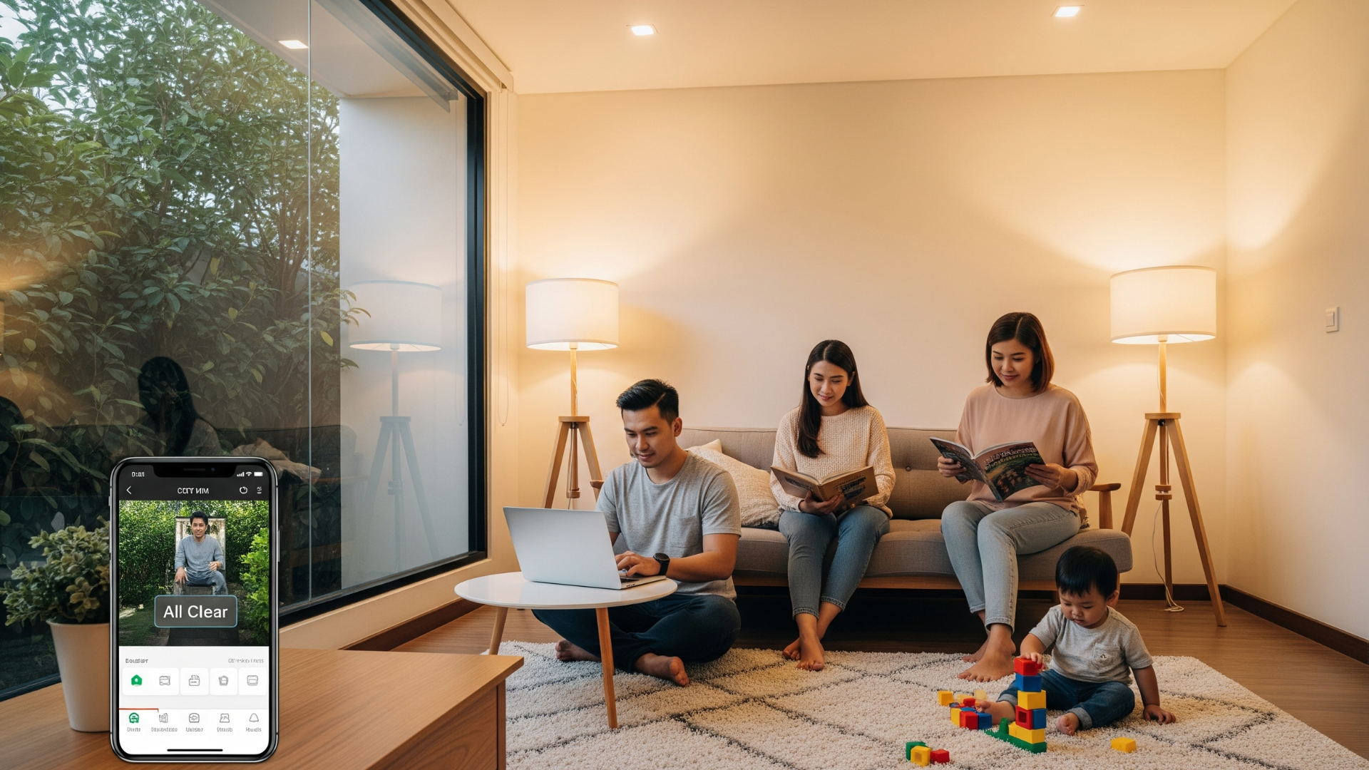 Keluarga Indonesia merasa aman dan terlindungi dengan sistem CCTV BogorCCTV di rumah modern